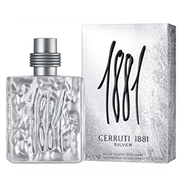 CERRUTI 1881 SILVER EDT - AVAILABLE IN 2 SIZES - Beauty Bar
