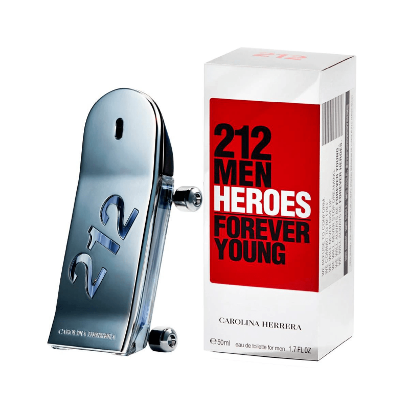 CAROLINA HERRERA 212 MEN HEROES EDT - AVAILABLE IN 2 SIZES - Beauty Bar