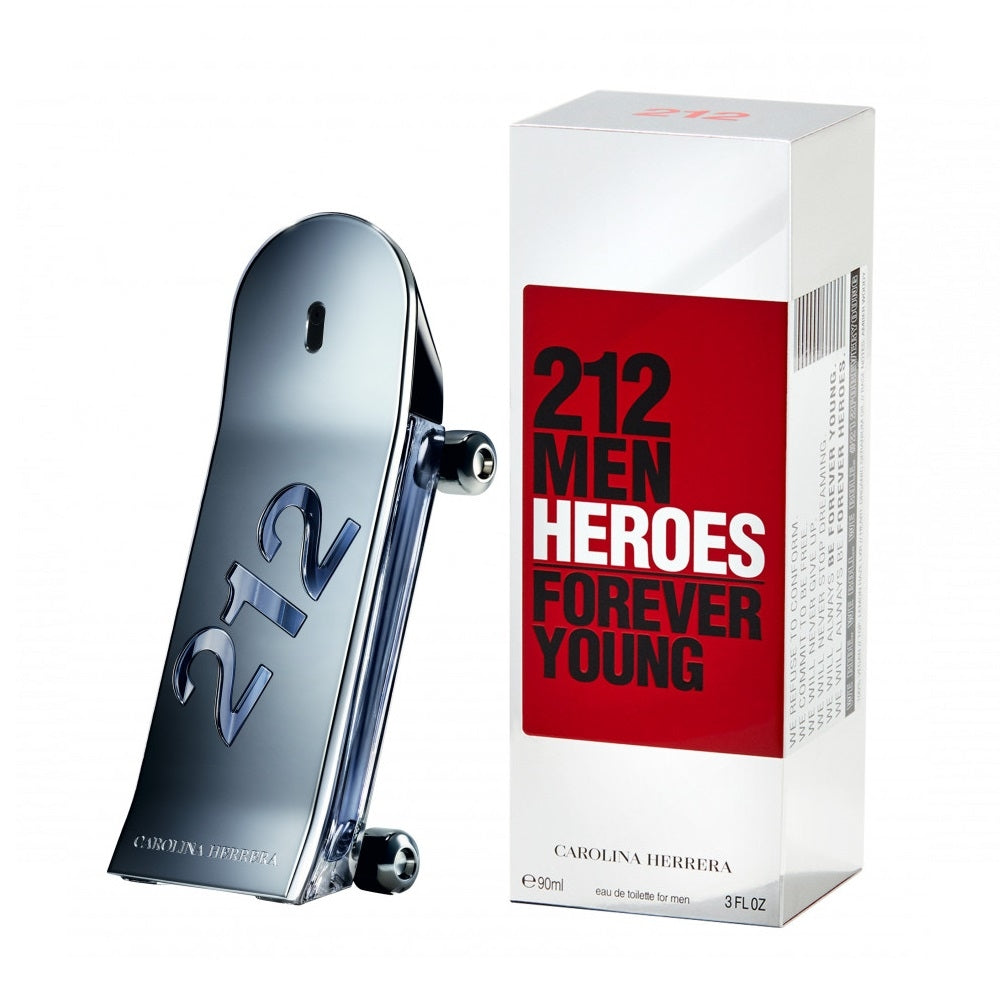 CAROLINA HERRERA 212 MEN HEROES EDT - AVAILABLE IN 2 SIZES - Beauty Bar
