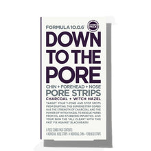 Load image into Gallery viewer, FORMULA 10.0.6 DOWN TO THE PORE - CHIN + FOREHEAD + NOSE PORE STRIPS - Beauty Bar Cyprus