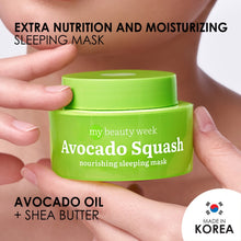 Load image into Gallery viewer, 7DAYS AVOCADO SQUASH NOURISHING SLEEPING MASK 50ML - Beauty Bar