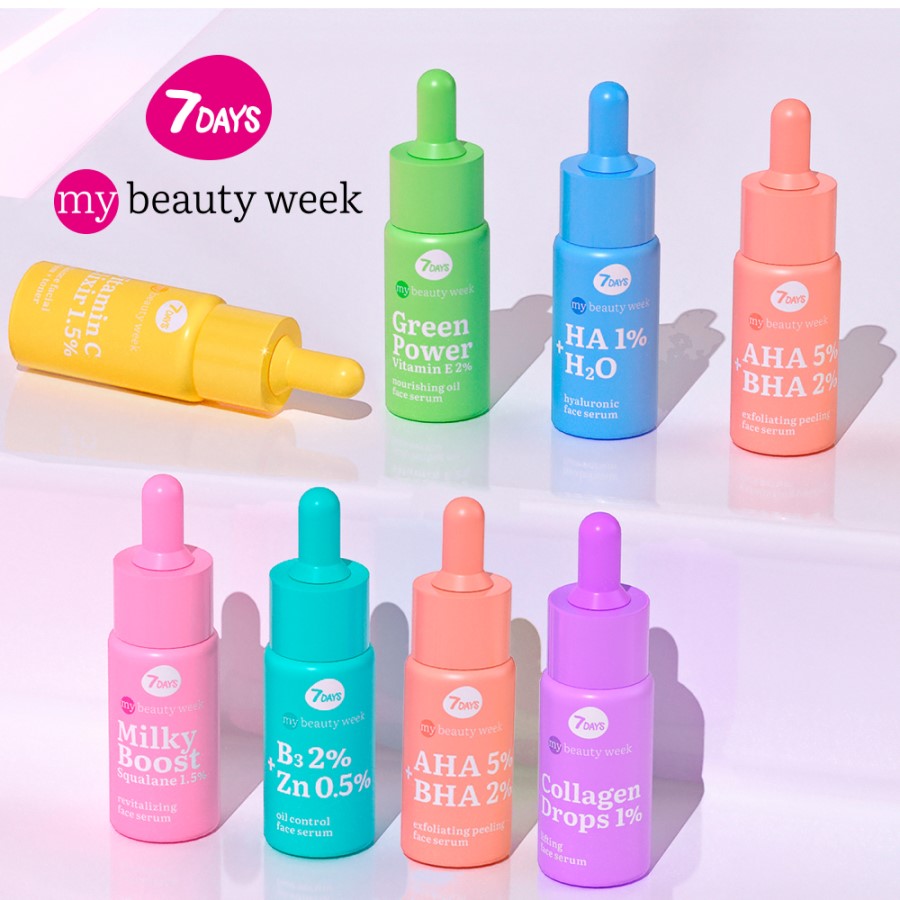 7DAYS MILKY BOOST SQUALANE 1,5% REVITALIZING SERUM 20ML - Beauty Bar