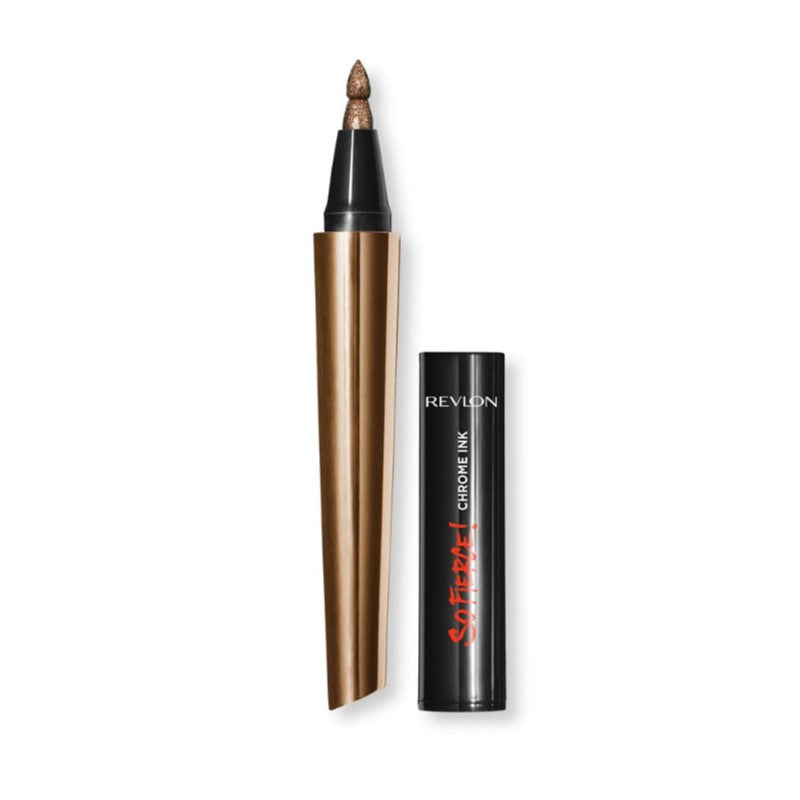 REVLON SO FIERCE! CHROME INK LIQUID LINER GUNMETAL - Beauty Bar
