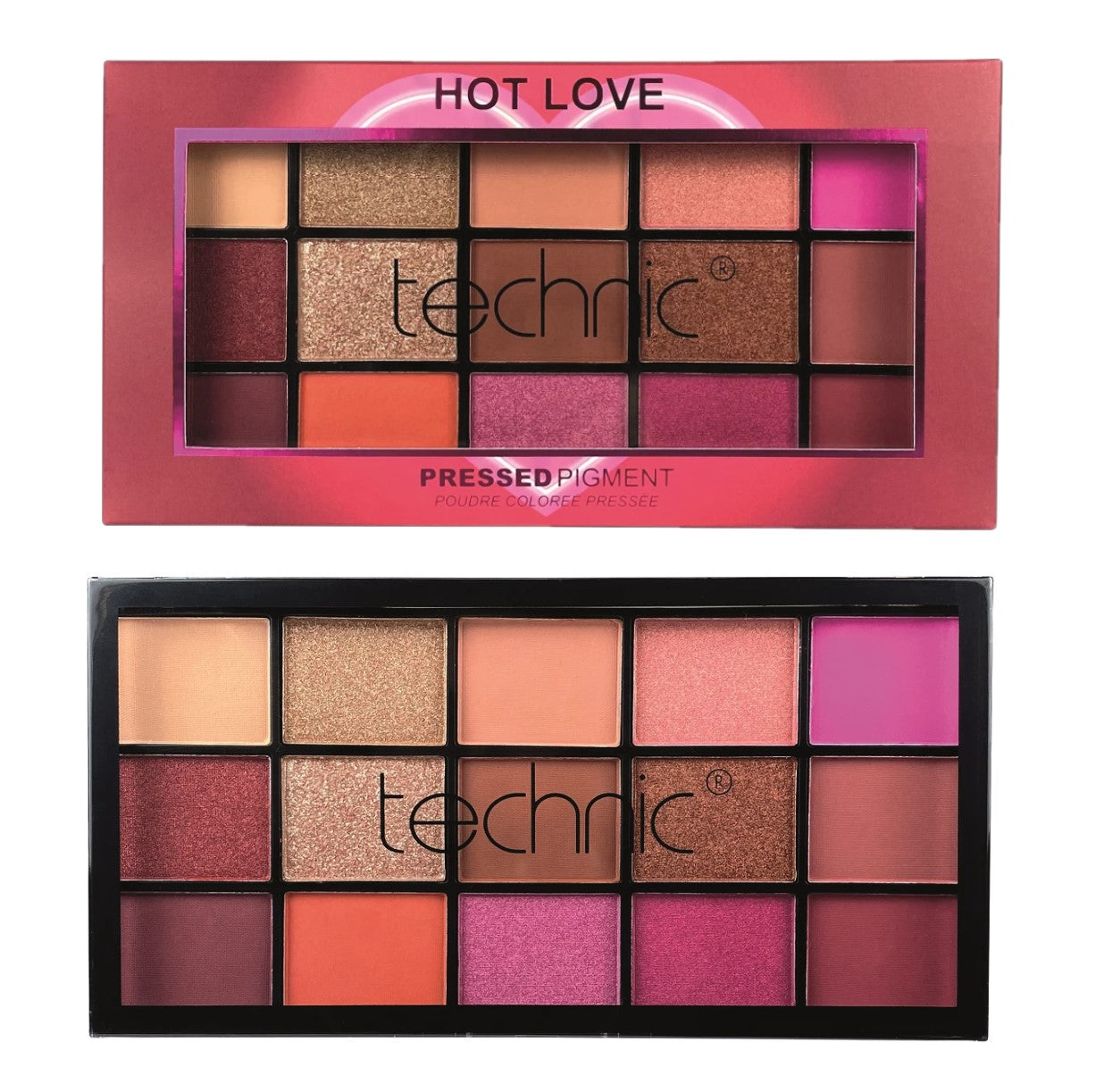 TECHNIC HOT LOVE PRESSED PIGMENT PALETTE - Beauty Bar
