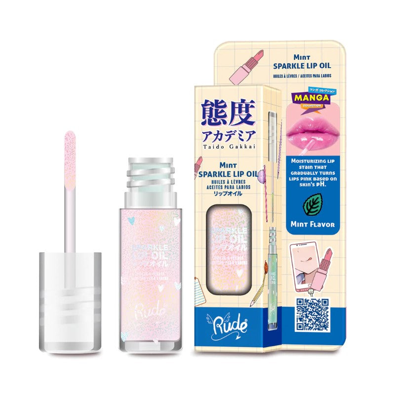 RUDE MANGA COLLECTION SPARKLE OILS - AVAILABLE IN 4 SHADES - Beauty Bar