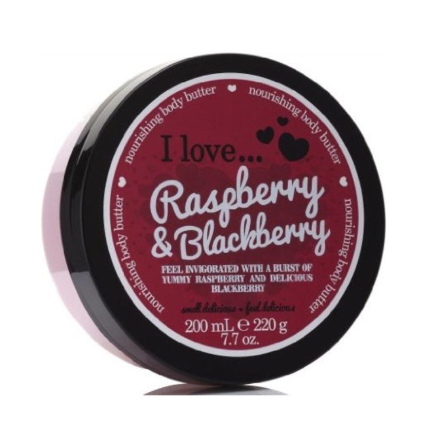 I LOVE RASBERRY & BLACKBERRY BODY BUTTER 200ML - Beauty Bar 
