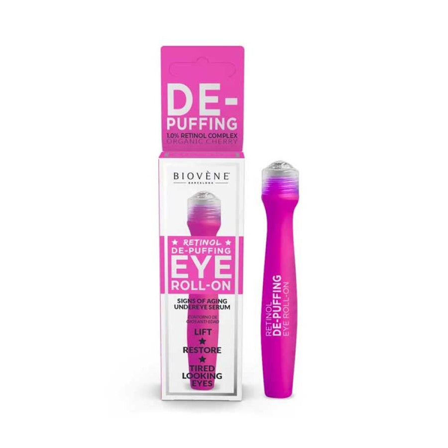 BIOVENE DE-PUFFING RETINOL EYE ROLL ON 15ML - Beauty Bar