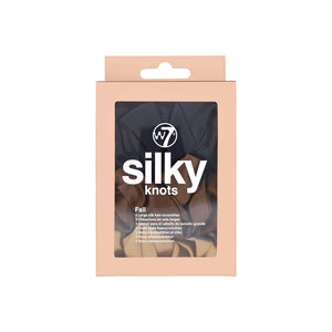 W7 SILKY KNOTS HAIR SCRUNCHIES - PACK OF 3 - AVAILABLE IN 2 COLOURS - Beauty Bar 