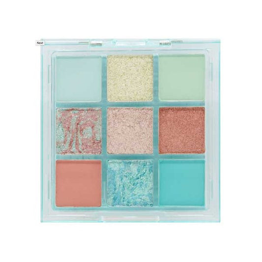 W7 SOFT HUES PRESSED PIGMENT PALETTE - AQUAMARINE - Beauty Bar Cyprus
