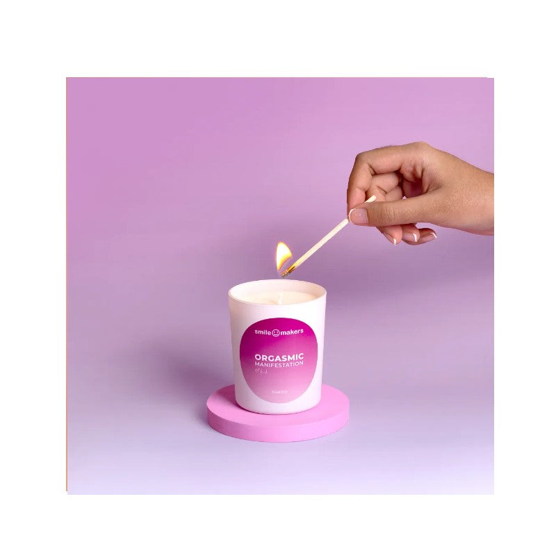 SMILE MAKERS ORGASMIC MANIFESTATION CANDLE - AVAILABLE IN 3 FRAGRANCES - Beauty Bar