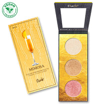 Load image into Gallery viewer, RUDE COCKTAIL PARTY LUMINOUS HIGHLIGHT / EYESHADOW PALETTE - MIMOSA - Beauty Bar Cyprus
