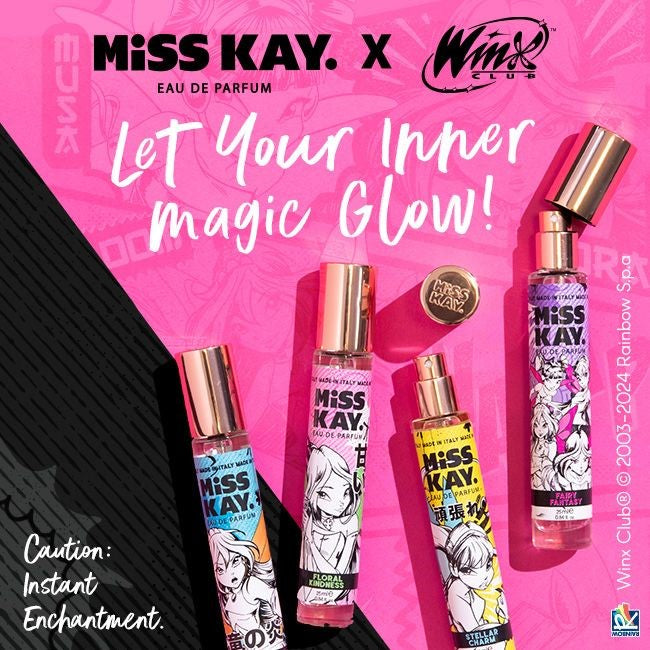 Unleash Your Magic with Winx Miss Kay Fragrances at Beauty Bar!