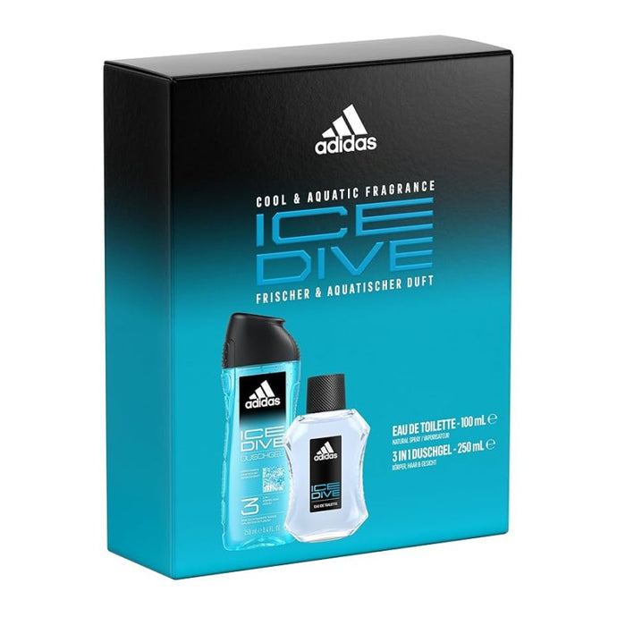 ADIDAS ICE DIVE EDT 100ML+SHOWER GEL 250ML - Beauty Bar 