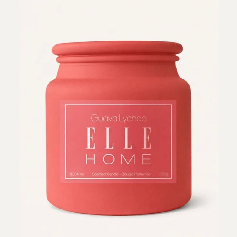 ELLE CANDLE 350G GUAVA LYCHEE