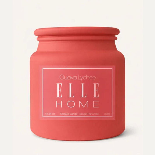 ELLE CANDLE 350G GUAVA LYCHEE