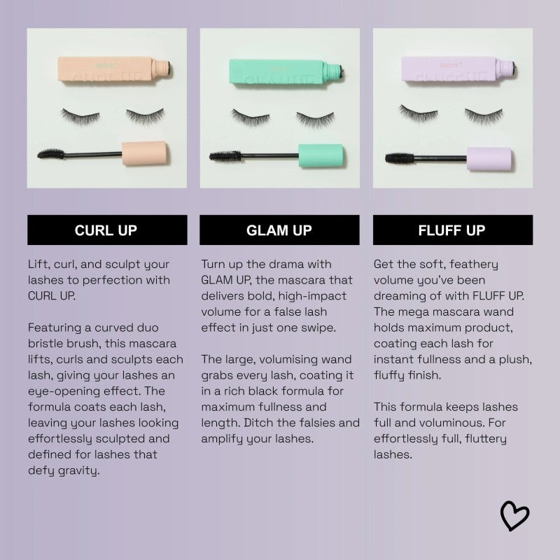 TECHNIC MASCARA - GLAM UP, CURL UP, FLUFF UP - Beauty Bar 