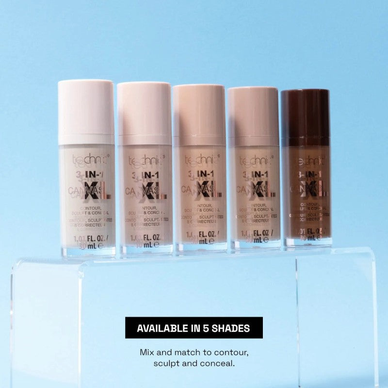 TECHNIC 3 IN 1 CANVAS XL AVAILABLE IN 5 SHADES - Beauty Bar 