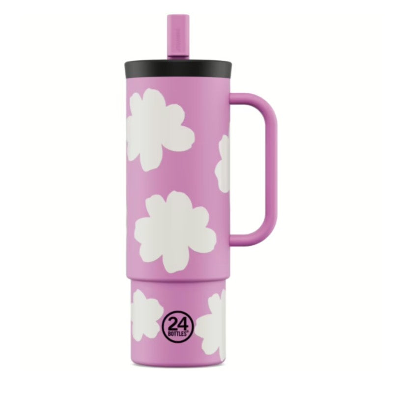 24BOTTLES STRAW CUP 800ML DAYDREAMING PINK