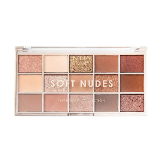 MUA 15 SHADE PALETTE SOFT NUDES