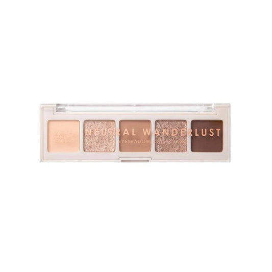 MUA 5 SHADE PALETTE NEUTRAL WANDERLUST - Beauty Bar 