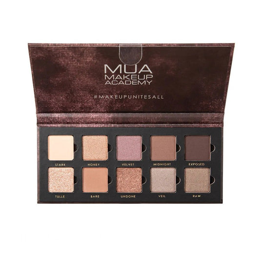 MUA 10 SHADE PALETTE VELVET NUDES