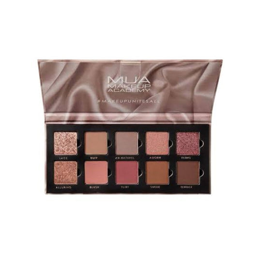 MUA 10 SHADE PALETTE SILK NUDES