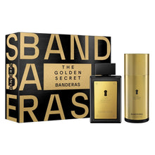 Load image into Gallery viewer, ANTONIO BANDERAS GOLDEN SECRET EDT100ML SET25
