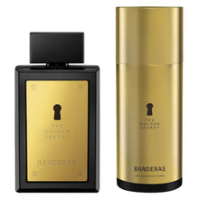 Load image into Gallery viewer, ANTONIO BANDERAS GOLDEN SECRET EDT100ML SET25
