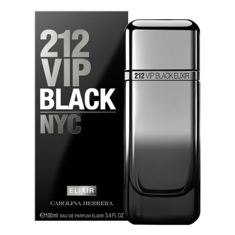CAROLINA HERRERA 212 VIP BLACK ELIXIR EDP 100ML - Beauty Bar 