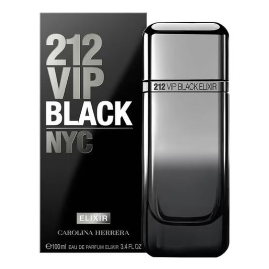 CAROLINA HERRERA 212 VIP BLACK ELIXIR EDP 100ML - Beauty Bar 