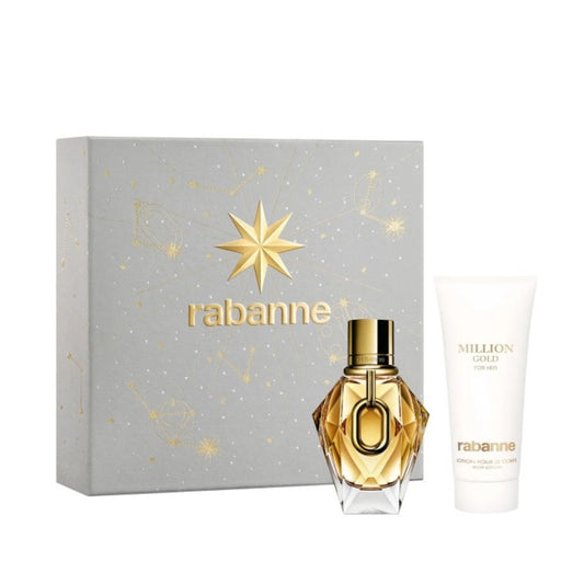 PACO RABANNE MILLION GOLD GOFANETTO EDP 50ML & BODY LOTION 100ML SET - Beauty Bar 