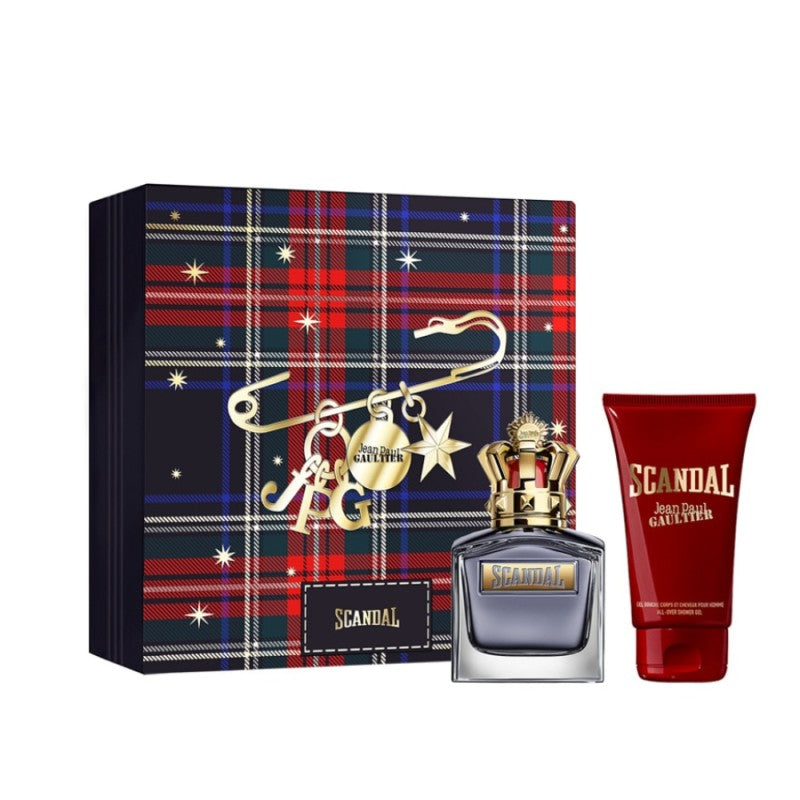 JEAN PAUL GAULTIER SCANDAL POUR HOMME EDT 100ML & SHOWER GEL 75ML SET - Beauty Bar 