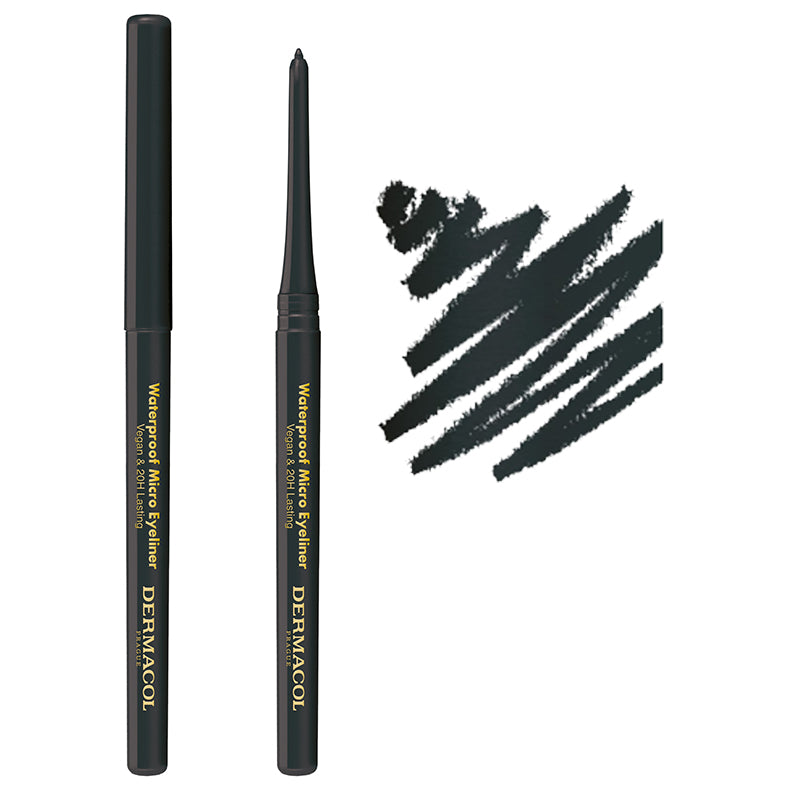 DERMACOL WATERPROOF MICRO AUTOMATIC EYELINER-AVAILABLE IN 2 SHADES - Beauty Bar 