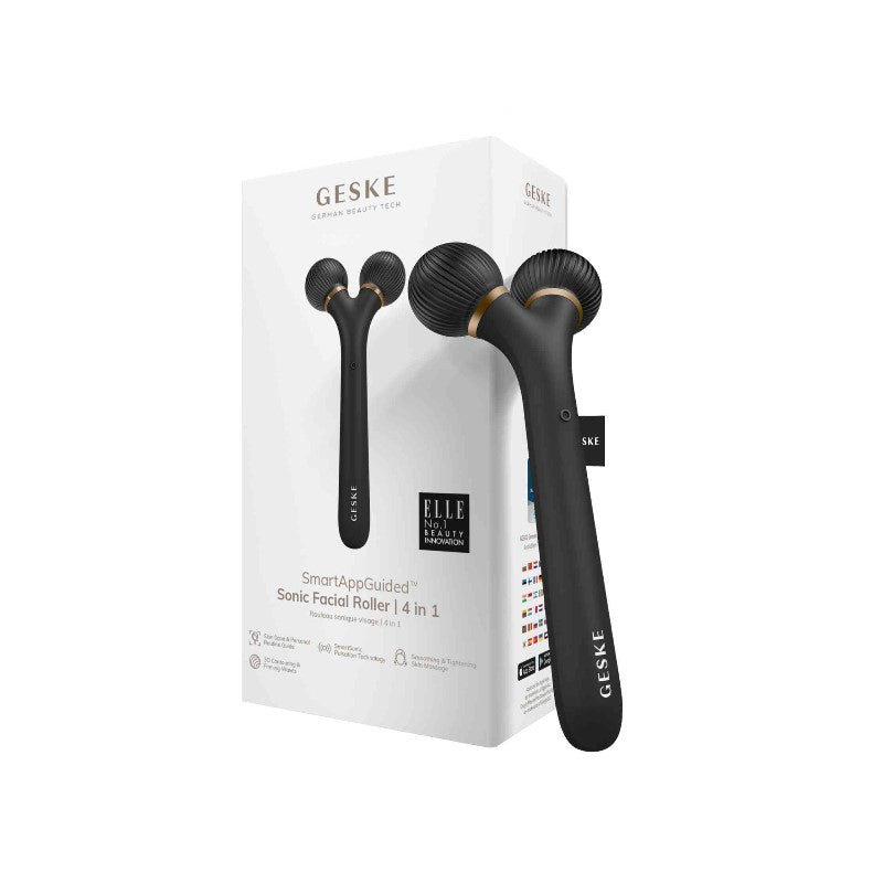 GESKE SONIC FACIAL ROLLER 4IN1 - AVAILABLE IN 2 COLOURS - Beauty Bar 