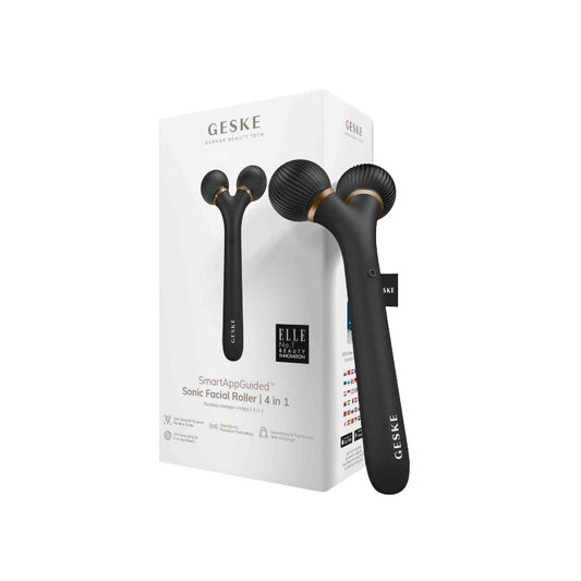 GESKE SONIC FACIAL ROLLER 4IN1 - AVAILABLE IN 2 COLOURS - Beauty Bar 