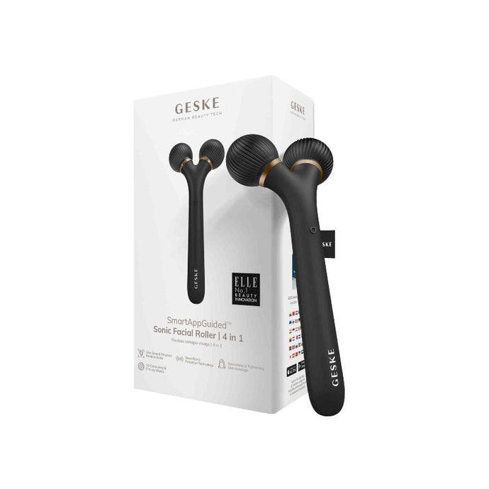 GESKE SONIC FACIAL ROLLER 4IN1 - AVAILABLE IN 2 COLOURS - Beauty Bar 