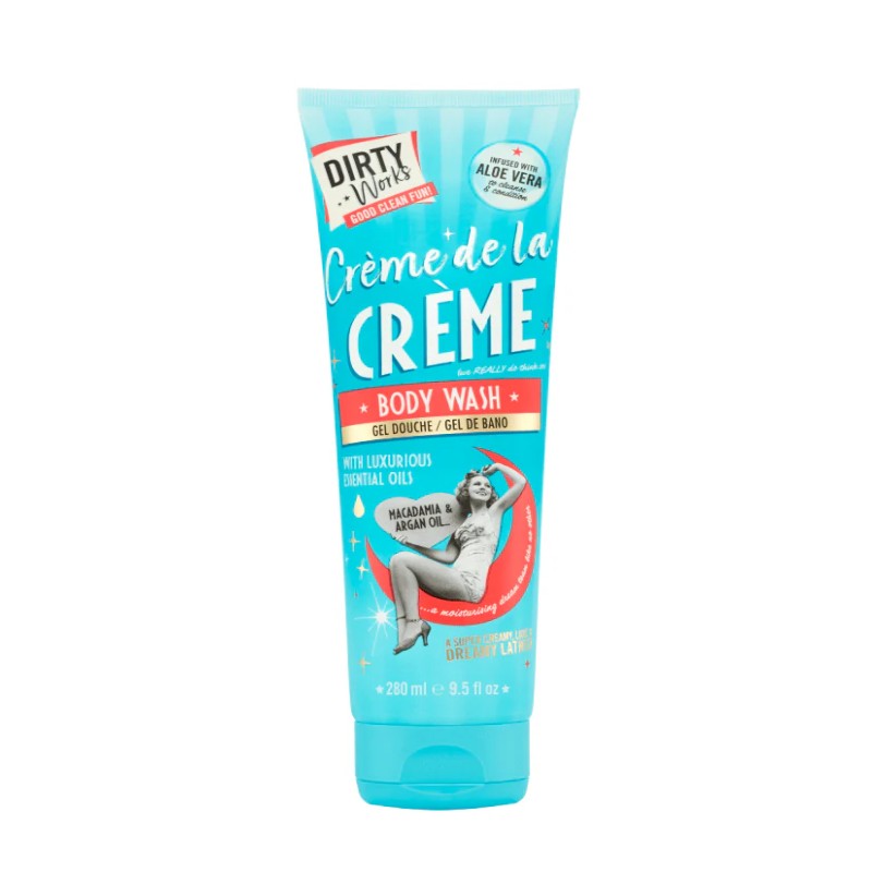 DIRTY WORKS CREME DE LA CREME BODY WASH 280ML - Beauty Bar 