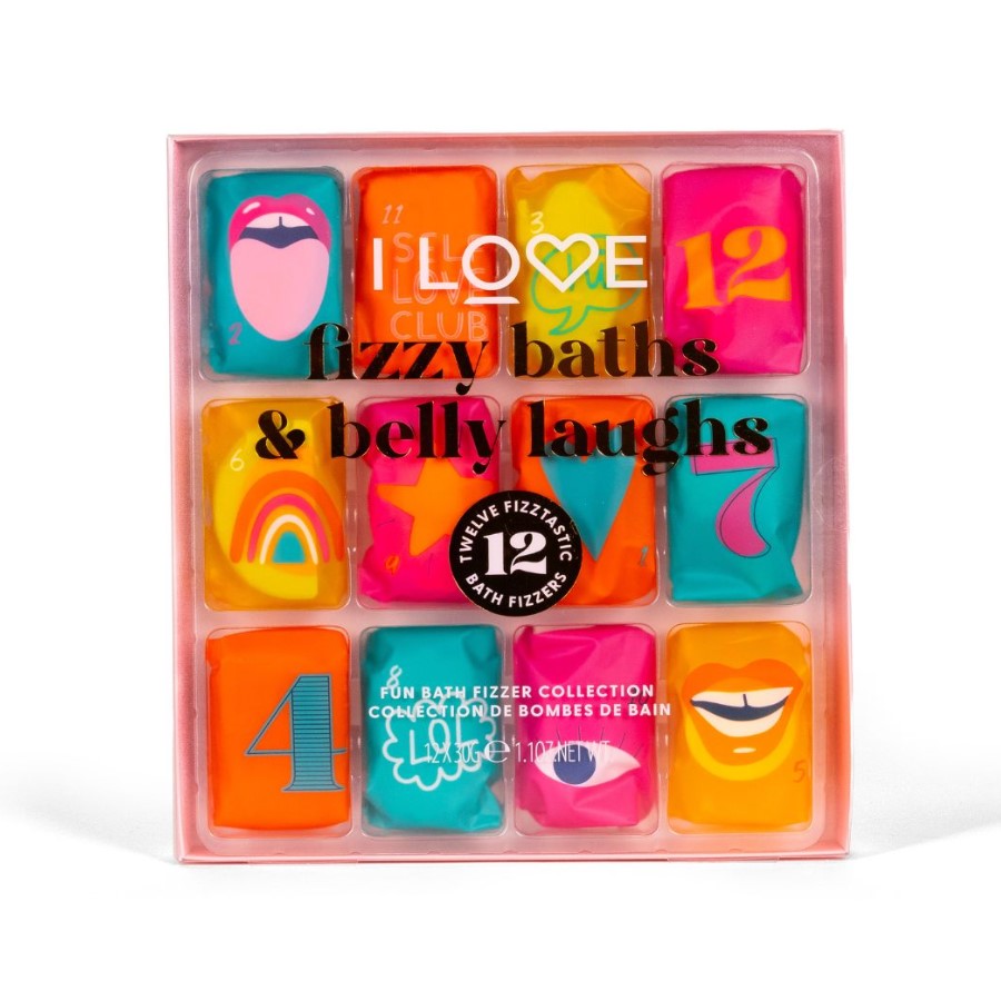 I LOVE FIZZY BATHS & BELLY LAUGHS 12 FIZZERS SET 23 - Beauty Bar 