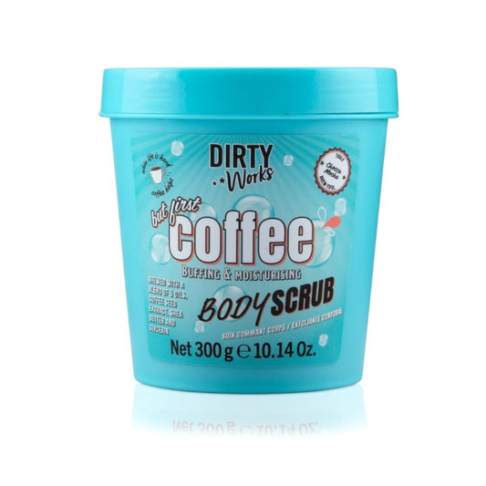 DIRTY WORKS BUT FIRST COFFEE BODY SCRUB 300GR - Beauty Bar 