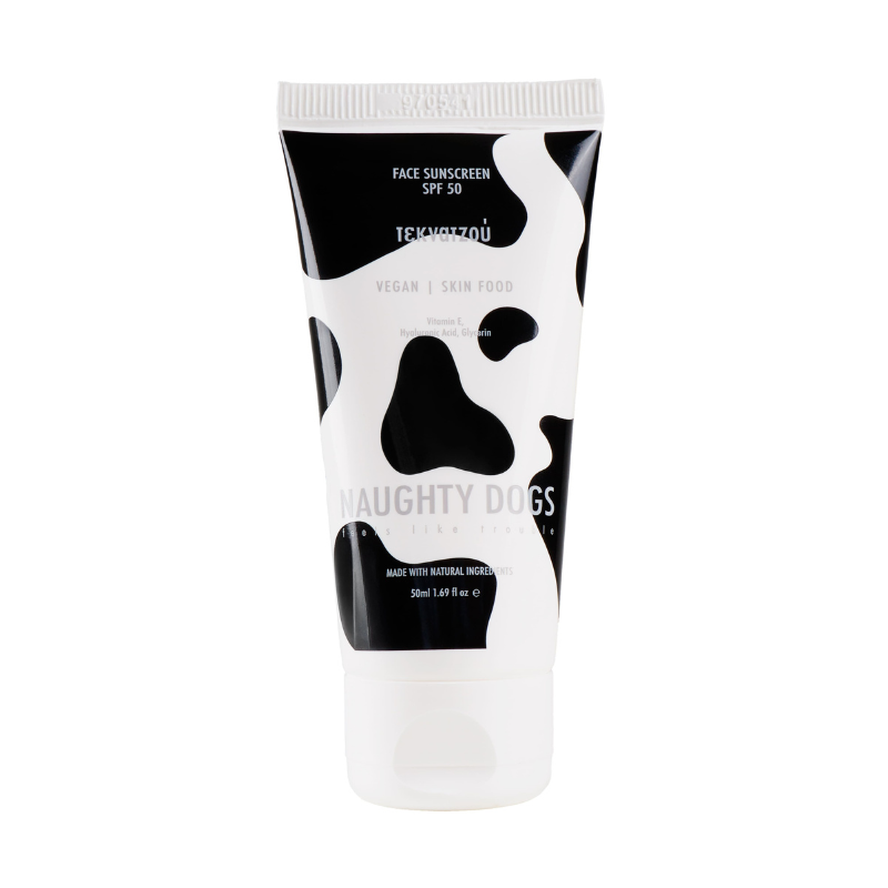NAUGHTY DOGS  FACE SUNSCREEN ΤΕΚΝΑΤΖΟΥ 50ML