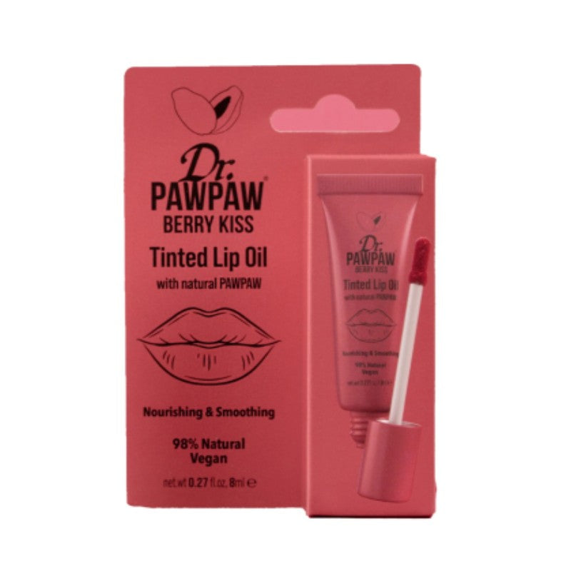 DR. PAWPAW TINTED LIP OIL-BERRY KISS - Beauty Bar 
