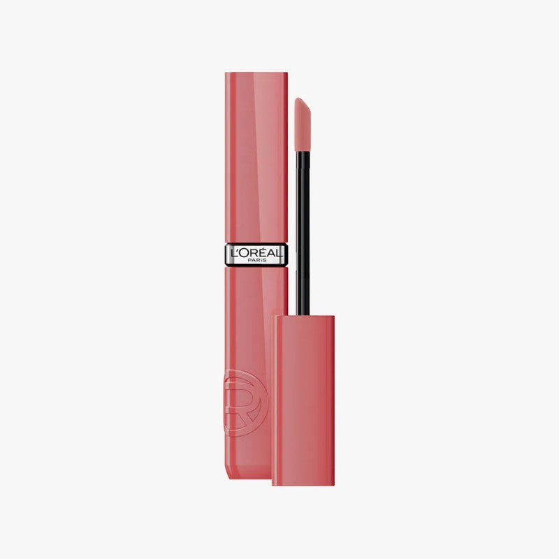 L'OREAL PARIS INFALLlBLE LE LAQUE RESISTANCE LIQUID SHINY LIPSTICK AVAILABLE IN 12 SHADES - Beauty Bar 