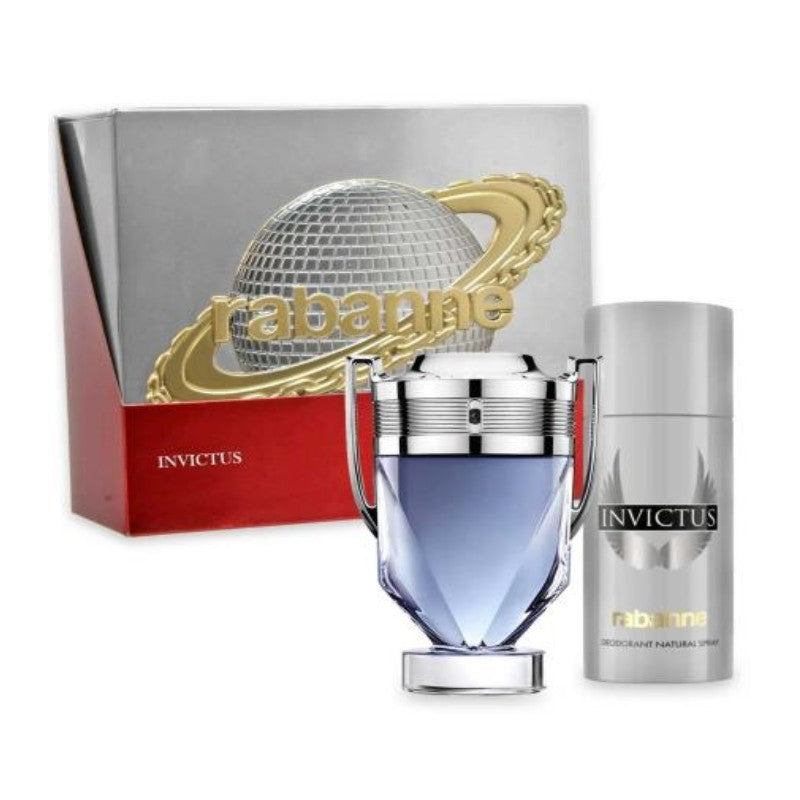 PACO RABANNE INVICTUS EDT 100ML & DEO SPRAY 150ML SET