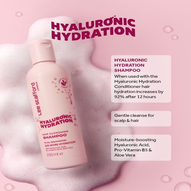 LEE STAFFORD HYALURONIC HYDRATION HAIR QUENCHING SHAMPOO 250ML