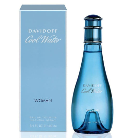 DAVIDOFF COOL WATER WOMEN EDT AVAILABLE IN 3 SIZES - Beauty Bar 