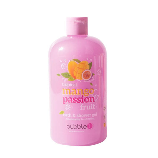 BUBBLE T BATH & SHOWER GEL MANGO & PASSIONFRUIT 500ML - Beauty Bar 