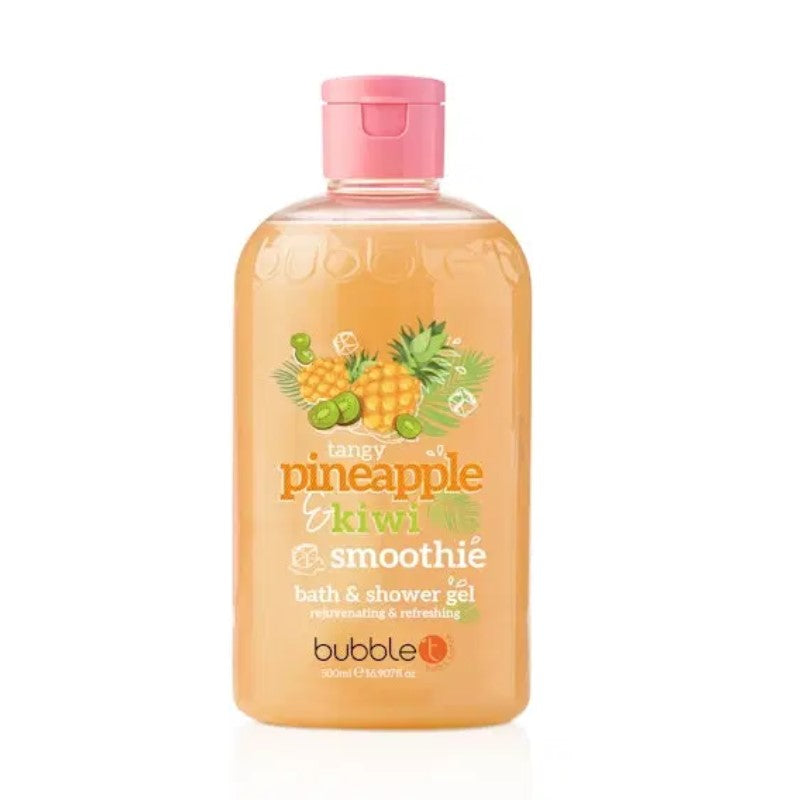 BUBBLE T BATH & SHOWER GEL PINEAPPLE & KIWI 500ML - Beauty Bar 