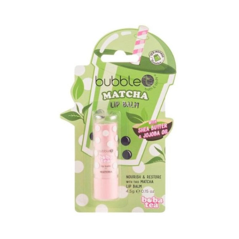 BUBBLE T LIP BALM IN MATCHA