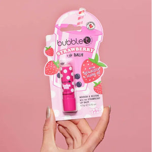 BUBBLE T LIP BALM IN STRAWBERRY