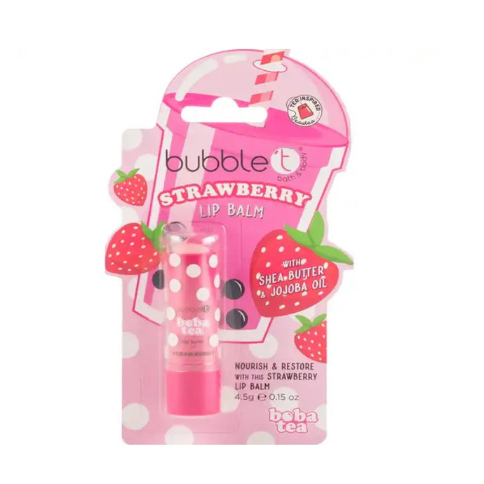 BUBBLE T LIP BALM IN STRAWBERRY - Beauty Bar 